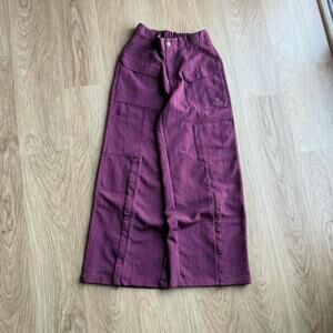 Burgundy Jordan Brand Super Baggy Pants